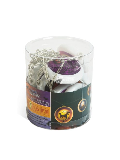 Halloween-i LED-es fényfüzér korongok