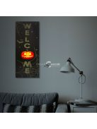 Halloween-i LED-es hangulatkép - fali akasztóval (30 × 70 cm)