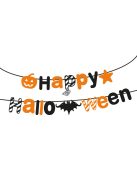 Halloween-i papír girland - ''Happy Halloween'' felirat - 3,5 m