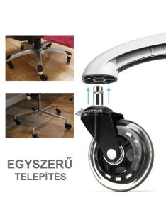 Univerzális, néma gurulós szék pótkerék, pótgörgő