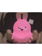 Nyuszi formájú érintős újratölthető szilikon LED lámpa