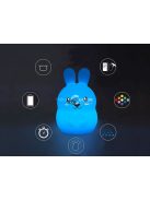 Nyuszi formájú érintős újratölthető szilikon LED lámpa