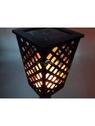 Napelemes kerti lámpa lángeffektussal