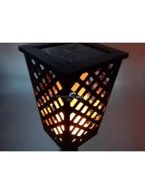 Napelemes kerti lámpa lángeffektussal