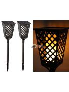 Napelemes kerti lámpa lángeffektussal