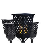 Napelemes kerti lámpa lángeffektussal