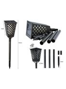 Napelemes kerti lámpa lángeffektussal