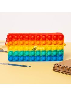 Szilikon pop it buborékos tolltartó