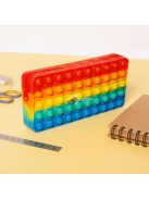 Szilikon pop it buborékos tolltartó