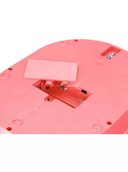 Konyhai mérleg edénnyel (piros)