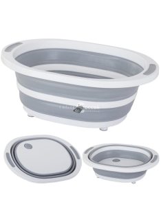 2 az 1-ben összecsukható szilikon tál és vágódeszka