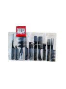 Professzionális fodrász fésű készlet, 10 db