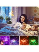 Varázslatos csillag projektor, éjszakai lámpa