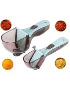 Állítható konyhai mérő kanál, 2 db