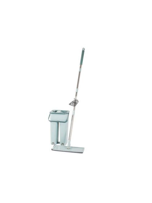 Lapos felmosó szett kétkamrás vödörrel