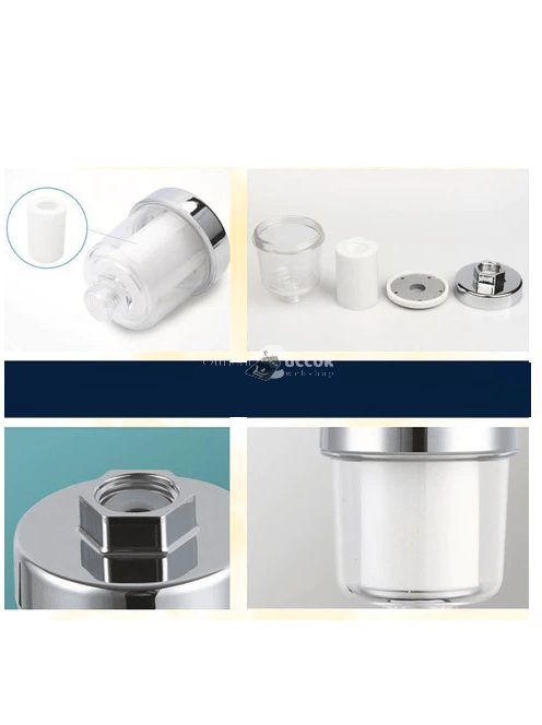 Zuhanyra szerelhető vízszűrő