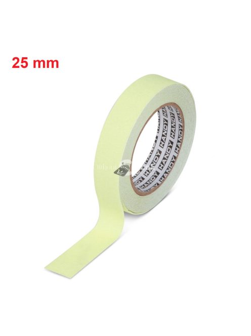 Csúszásgátló, világító ragasztószalag, 25 mm (Handy)