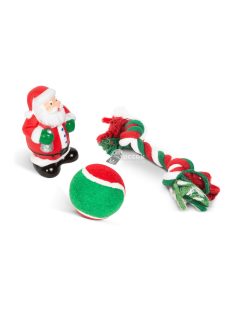 Karácsony témájú kutyajáték szett