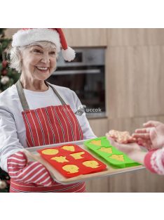Karácsonyi szilikon sütőforma (25,5 × 16,5 × 3 cm)