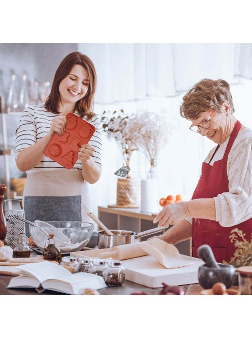 Karácsonyi szilikon sütőforma (25,5 × 16,5 × 3 cm)