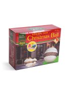 Felfújható színes LED karácsonyi gömb