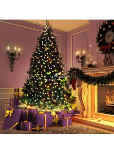 50 db LED-es fényfüzér, 5m, 8 programmal