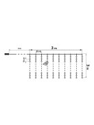 Távirányítós fényfüggöny - 300 db LED-del