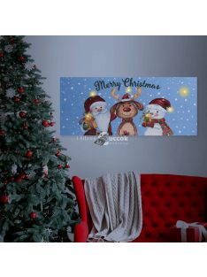   ''Merry Christmas'' karácsonyi LED hangulatkép, 70x30 cm