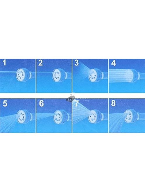 Multifunkciós vízspré, 8 szórófejes (EZ Jet)