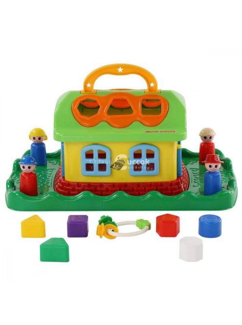 Polesie - Formabedobó házikó figurákkal