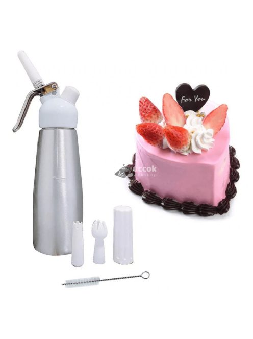 Habszifon - 500ml (3 formázó fejjel)