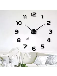 3D hatású DIY falra ragasztható óra