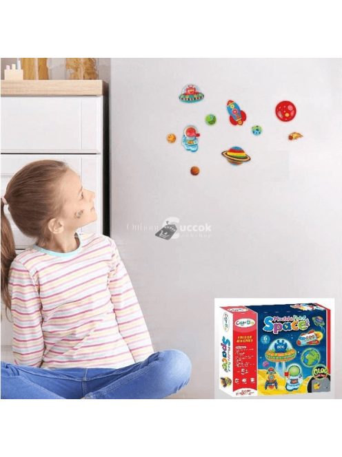 Világűr témájú mágneskészítő készlet