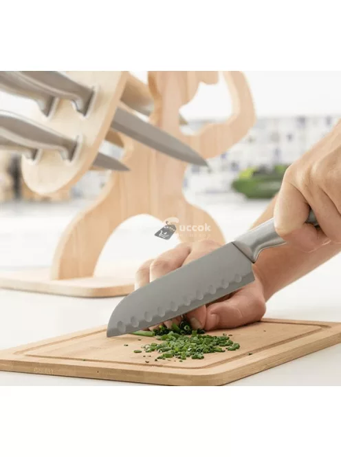 InnovaGoods késkészlet fa állvánnyal