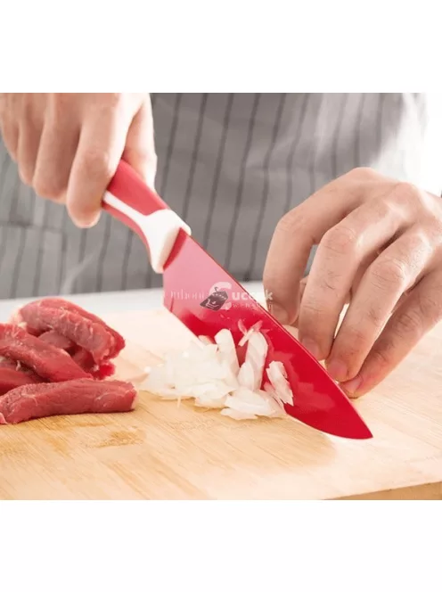 InnovaGoods 5 darabos kerámia bevonatú késkészlet hámozóval