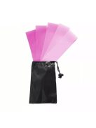 5 darabos rózsaszín gumiszalag