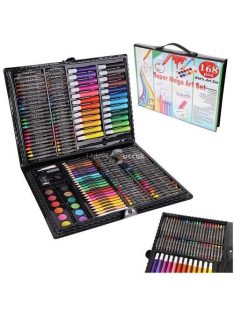 Iso Trade Festőkészlet bőröndben - 168 db-os, fekete