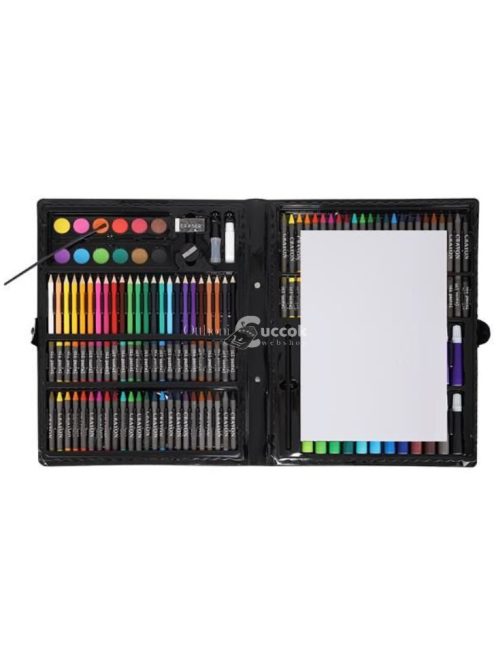 Iso Trade Festőkészlet bőröndben - 168 db-os, fekete