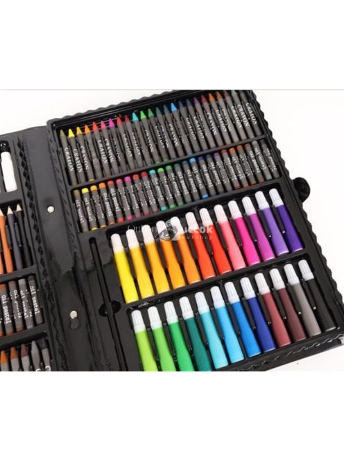Iso Trade Festőkészlet bőröndben - 168 db-os, fekete