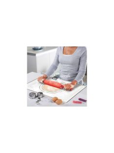 Szilikon nyújtólap mérettáblázattal, 60 x 40 cm