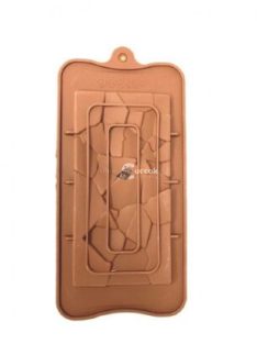Szilikon táblás csokoládé forma