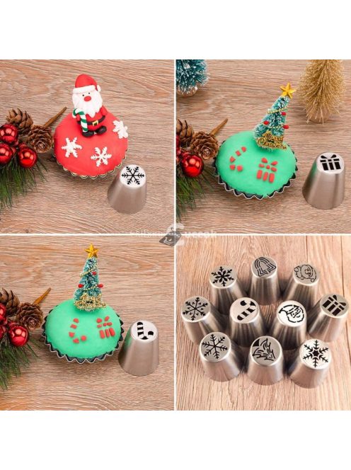 Karácsonyi desszert dekorációs készlet