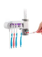 InnovaGoods UV fogkefe sterilizáló tartóval és fogkrém adagolóval