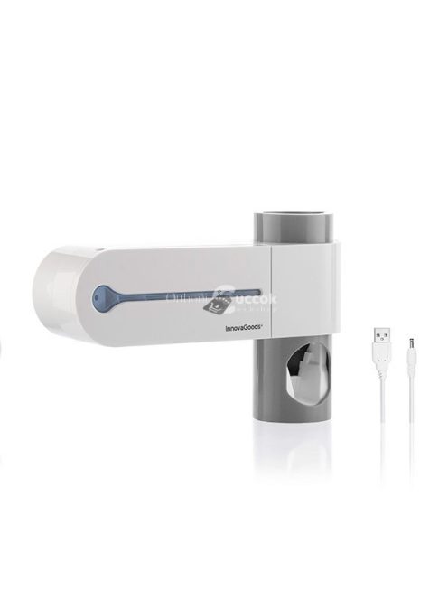 InnovaGoods UV fogkefe sterilizáló tartóval és fogkrém adagolóval