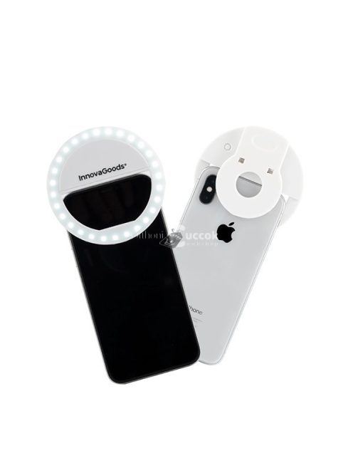 InnovaGoods LED selfie körfény telefonra, újratölthető