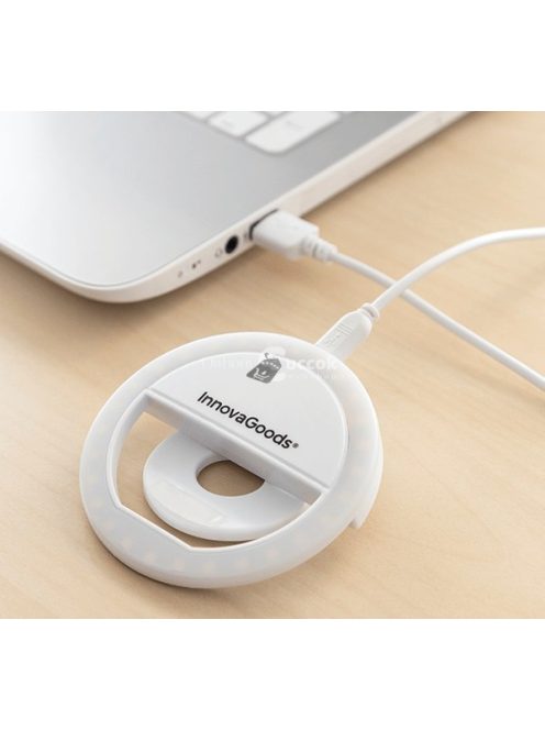 InnovaGoods LED selfie körfény telefonra, újratölthető