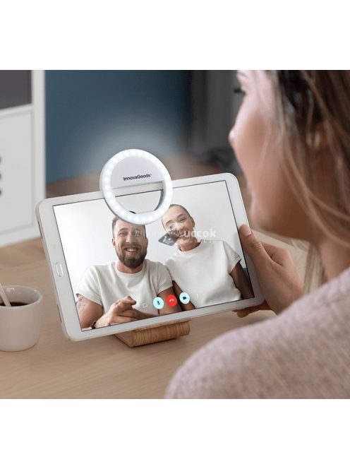 InnovaGoods LED selfie körfény telefonra, újratölthető