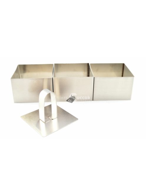 Perfect Home - Ételformázó szett szögletes, kinyomóval