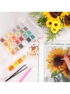 Gyémántszemes kirakó készlet, 22 db