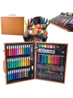 Művészkészlet rajzoláshoz és festéshez, 150 db